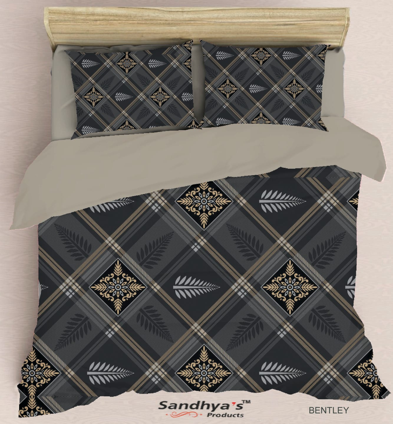 Bentley Classic Geometric Bedsheet Set