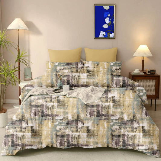 Gloria Abstract Texture Bedsheet Set