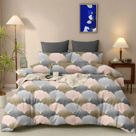 Gloria Elegant Ginkgo Leaf Bedsheet Set